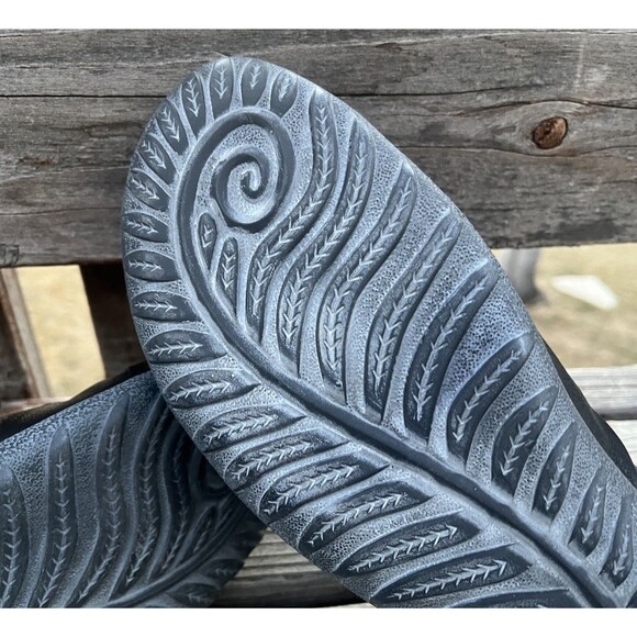 Nice! Naot Paretao Women’s 41 US 10 Ruched Leather Slip On Mules - Black - Picture 9 of 10